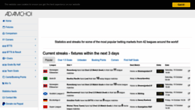 What Adamchoi.co.uk website looked like in 2022 (3 years ago)