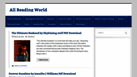 What Allreadingworld.com website looked like in 2022 (1 year ago)