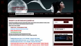 What Asiafaninfo.net website looked like in 2022 (1 year ago)