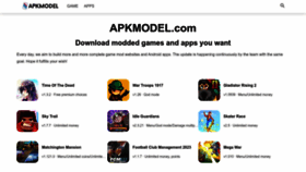 What Apkmodel.com website looked like in 2022 (1 year ago)