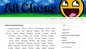 What Allchans.org website looked like in 2022 (2 years ago)