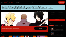 What Animebalkan.org website looked like in 2022 (1 year ago)