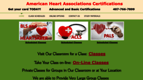 What Abcertifications.com website looked like in 2022 (1 year ago)