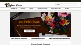 What Appletreeflowers.net website looked like in 2022 (1 year ago)