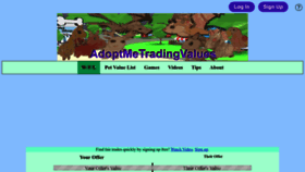 What Adoptmetradingvalues.com website looked like in 2022 (1 year ago)