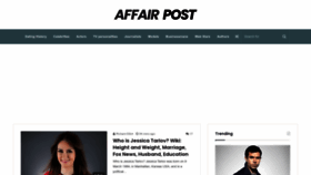 What Affairpost.com website looked like in 2022 (1 year ago)