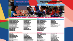 What Abbythepup.com website looked like in 2022 (1 year ago)