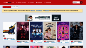 What Asianflix.co website looked like in 2022 (1 year ago)