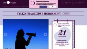 What Astromagia.pl website looked like in 2022 (1 year ago)
