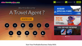 What Agents.akbartravelsonline.com website looked like in 2022 (1 year ago)