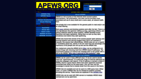 What Apews.org website looked like in 2022 (1 year ago)