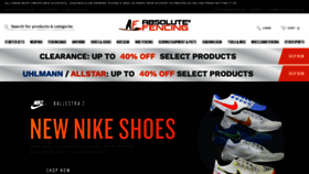 What Absolutefencinggear.com website looked like in 2022 (1 year ago)