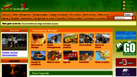 What Ausenegal.com website looked like in 2011 (12 years ago)