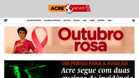 What Acrenews.com.br website looked like in 2022 (2 years ago)