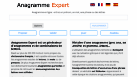 What Anagramme-expert.com website looked like in 2022 (1 year ago)