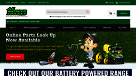 What Allmowerspares.com.au website looked like in 2022 (1 year ago)