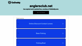 What Anglersclub.net website looked like in 2022 (2 years ago)