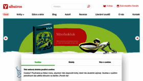 What Albatros.cz website looked like in 2022 (3 years ago)