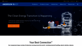 What Andersonpower.com website looked like in 2022 (1 year ago)