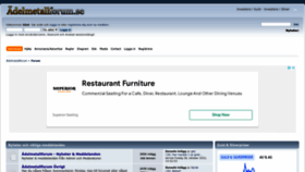What Adelmetallforum.se website looked like in 2022 (1 year ago)
