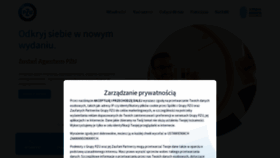 What Agentpzu.pl website looked like in 2022 (1 year ago)