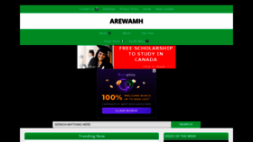 What Arewamh.com.ng website looked like in 2022 (1 year ago)