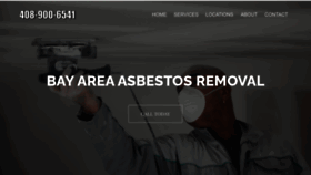 What Asbestosremovalbayarea.com website looked like in 2022 (1 year ago)