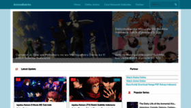 What Animebatchs.net website looked like in 2022 (1 year ago)