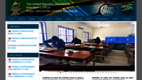 What Ajira.go.tz website looked like in 2022 (1 year ago)