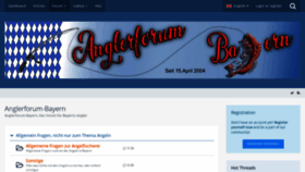 What Anglerforum-bayern.de website looked like in 2022 (1 year ago)