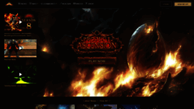 What Ascension.gg website looked like in 2022 (2 years ago)