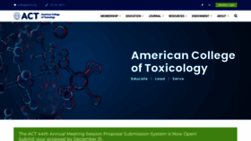 What Actox.org website looked like in 2022 (1 year ago)