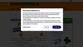 What Antibio-responsable.fr website looked like in 2022 (1 year ago)