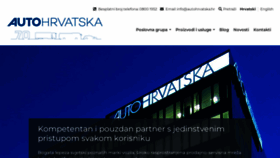 What Autohrvatska.hr website looked like in 2022 (1 year ago)