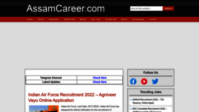 What Assamcareer.com website looked like in 2022 (1 year ago)
