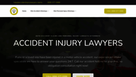 What Accidentinjurylawyers.claims website looked like in 2022 (1 year ago)