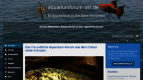 What Aquariumforum-ost.de website looked like in 2022 (1 year ago)