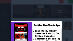 What Afrocharts.com website looked like in 2022 (1 year ago)