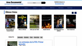 What Area-documental.com website looked like in 2022 (1 year ago)