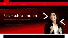 What Adecco.co.th website looked like in 2022 (1 year ago)