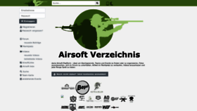 What Airsoft-verzeichnis.de website looked like in 2022 (1 year ago)