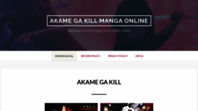 What Akame-ga-kill-manga-online.com website looked like in 2022 (1 year ago)