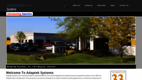 What Adapteksystems.com website looked like in 2022 (1 year ago)