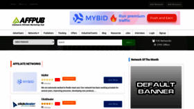 What Affpub.com website looked like in 2022 (1 year ago)