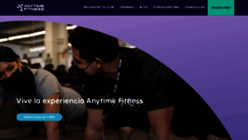 What Anytimefitness.com.mx website looked like in 2022 (1 year ago)