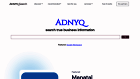 What Adnyq.app website looked like in 2022 (1 year ago)