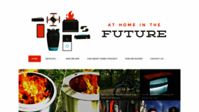 What Athomeinthefuture.com website looked like in 2022 (1 year ago)