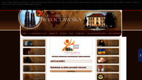 What Archidiecezja.wroc.pl website looked like in 2022 (1 year ago)