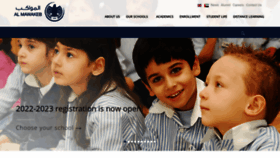 What Almawakeb.sch.ae website looked like in 2022 (1 year ago)