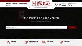 What Aceauto.co.za website looked like in 2022 (1 year ago)
